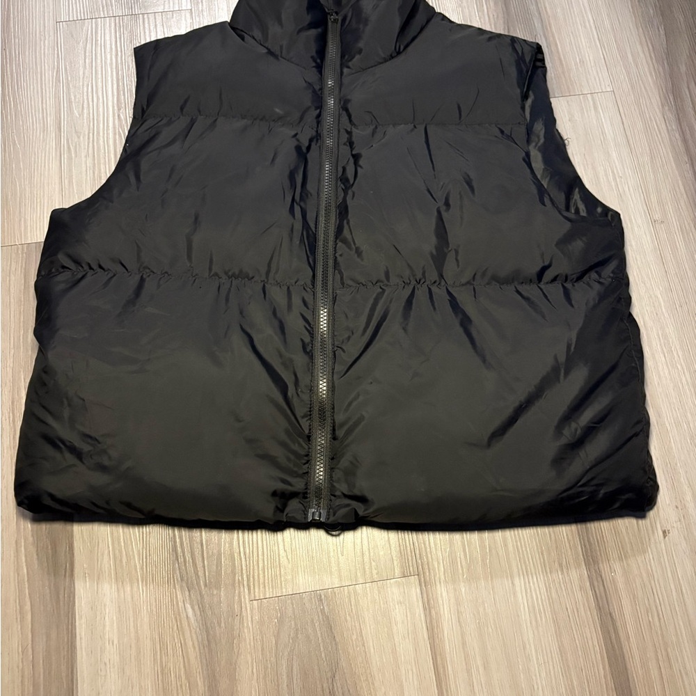 Black Puffer Vest
